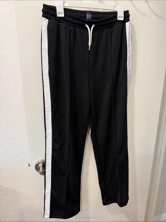 GAP Pants - GAP Black Jogger Pants with White Side Stripes